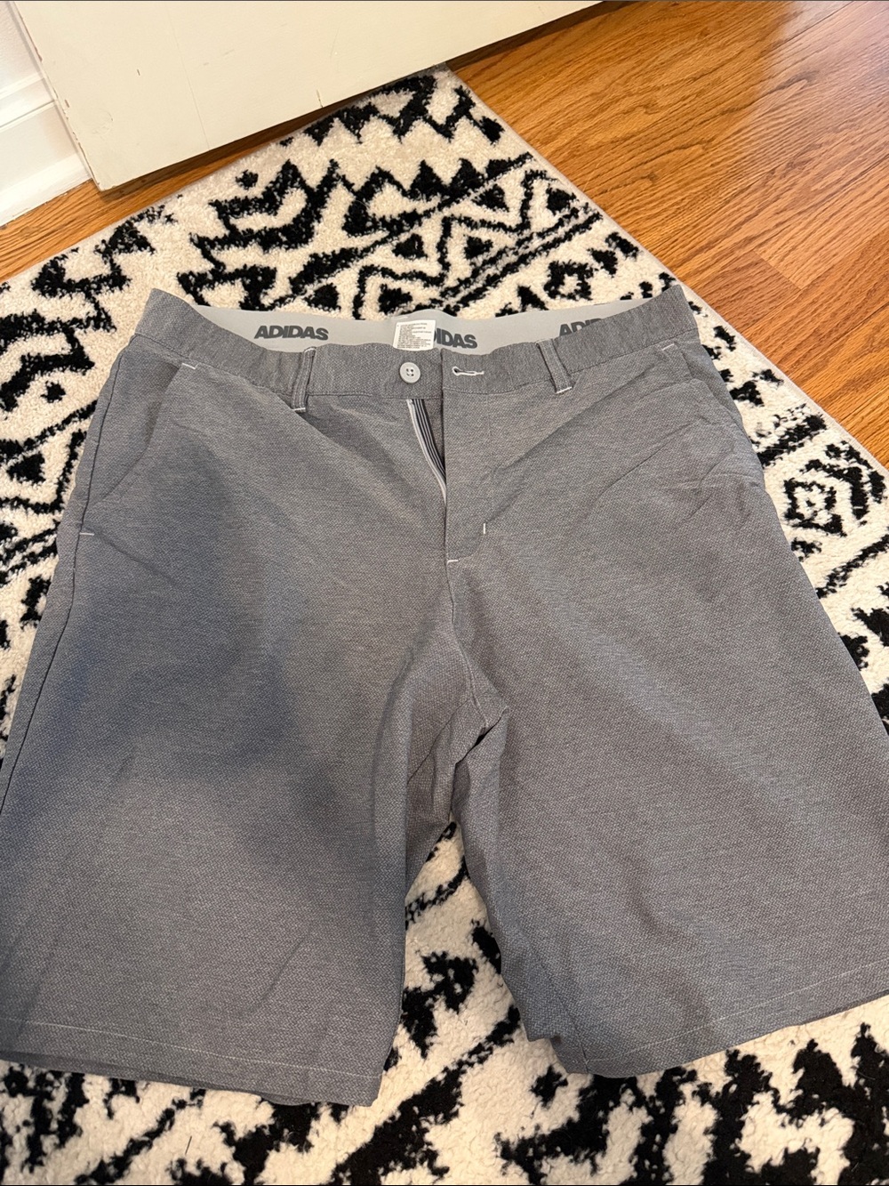 adidas Men’s Gray Hybrid Golf Shorts